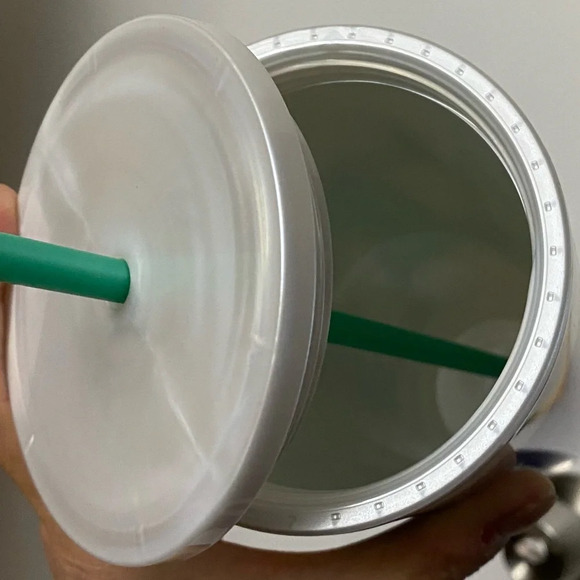 New Starbucks 2022 Holiday Siren Mermaid Iridescent Pearl Venti 24oz Tumbler - Picture 4 of 5